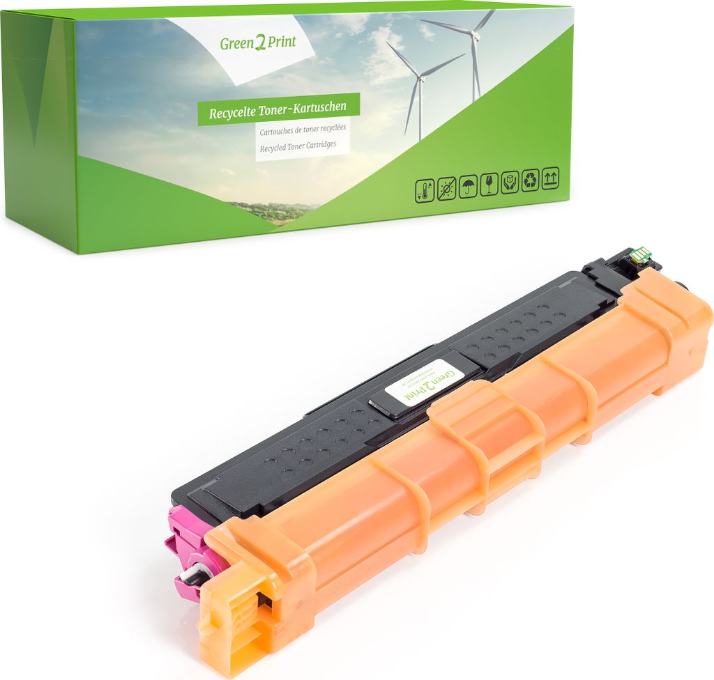 Green2Print Hochleistungstoner magenta 2300 Seiten ersetzt Brother TN-247M passend für Brother DCP-L3510CDW, DCP-L3550CDW, HL-L3210CW, HL-L3230CDW...
