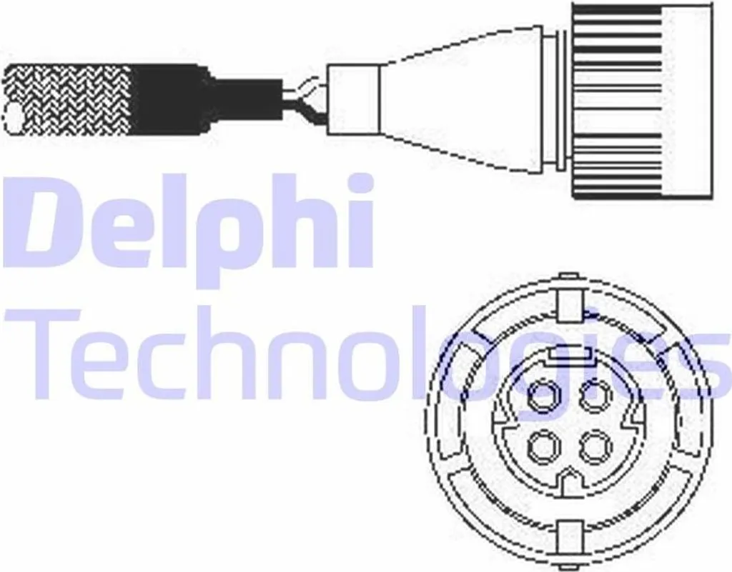 Sonde Lambda pour Entretien BMW E36 E34 E32 E31 - Pièce Delphi OE 11781247235