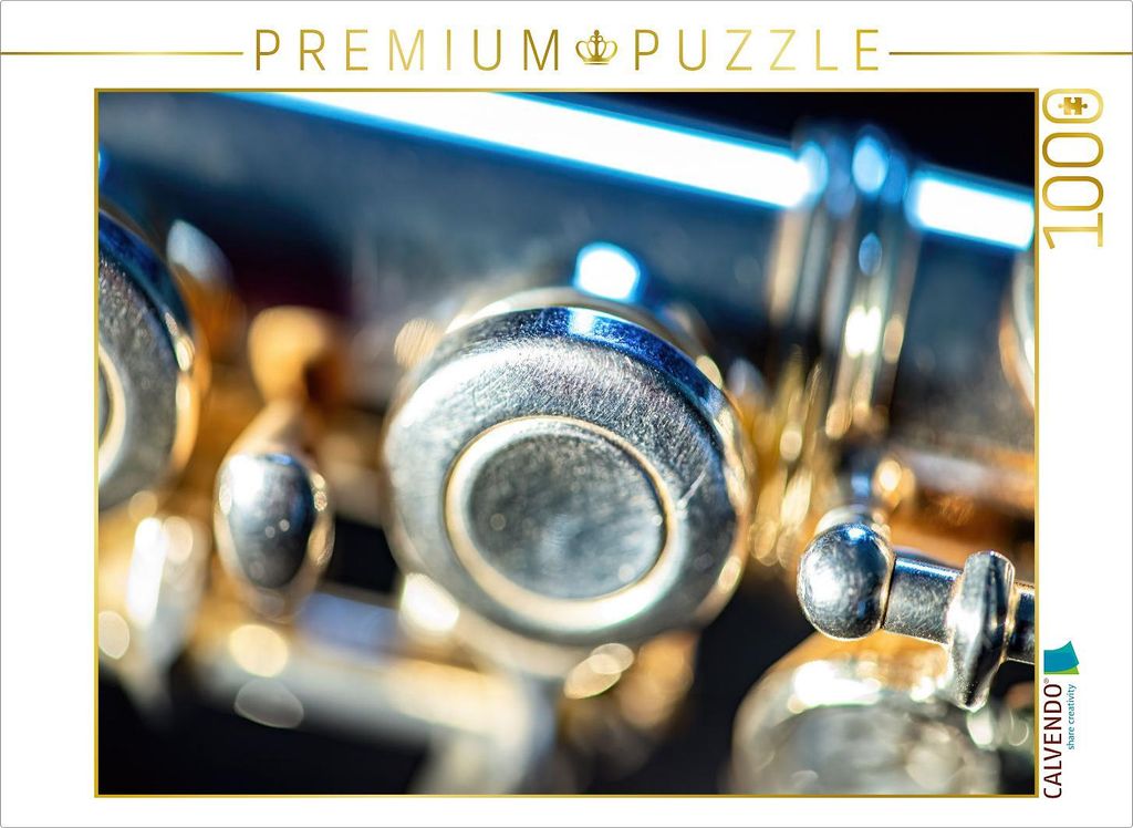CALVENDO Puzzle Klappe einer Querflöte | 1000 Teile Lege-Größe 64x48cm Foto-Puzzle für glückliche Stunden