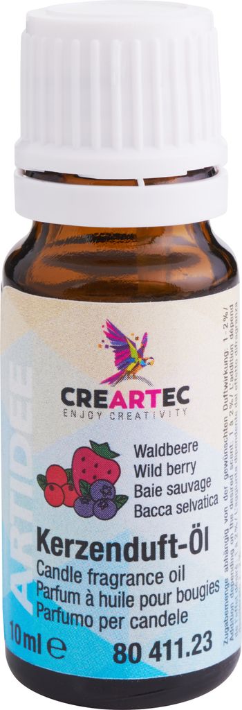 CREARTEC Kerzenduftöl - Waldbeere - 10ml - für alle Wachse Produktbild 