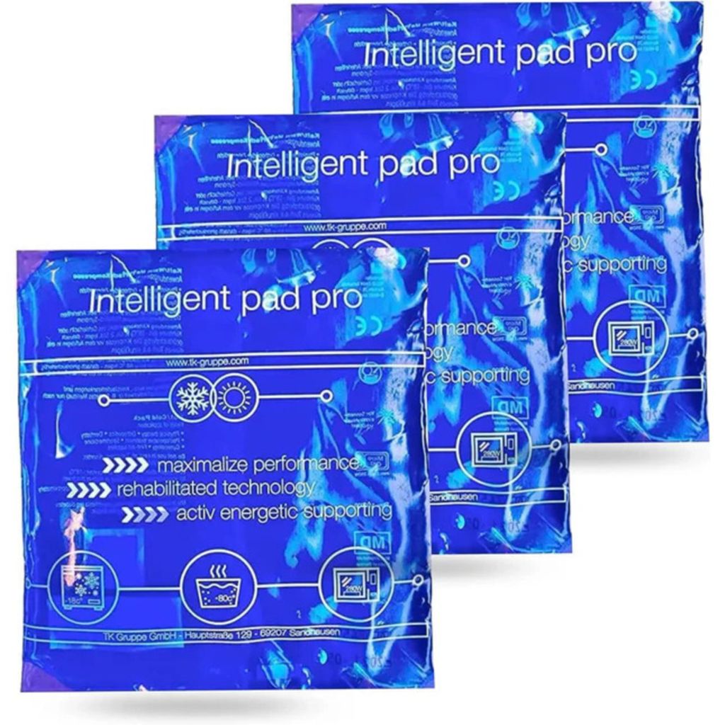 3er Set Kühlakku Kühlpads Kompresse Gelkissen blau, 3er Set Produktbild