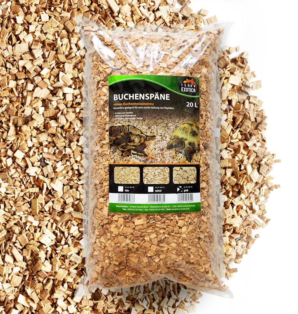 Buchenspäne grob 20 Liter – Natürliches Einstreu für Produktbild 