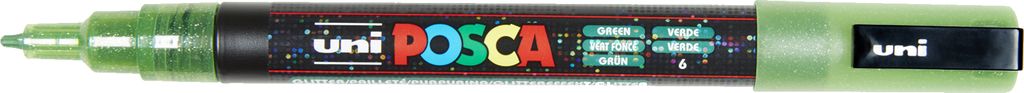 Marker UNI POSCA PC-3M Glitter grn Produktbild 