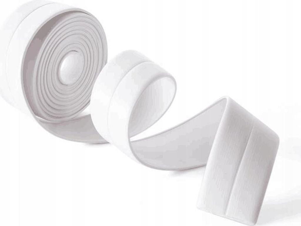 TAŚMA USZCZELNIAJĄCA do WANNY WC PRYSZNIC 320cm 22mm BIAŁA Zdjęcie produktu 
