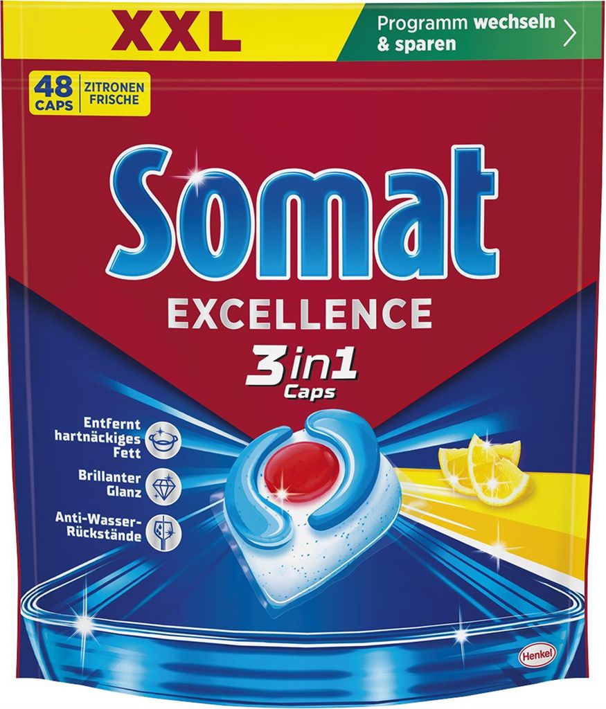 SOMAT 3in1 Zitrone 48 ks Produktbild 