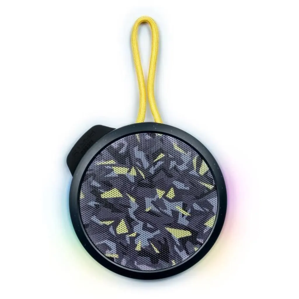 Enceinte sans fil lumineuse 15W BIGBEN Party camouflage avec lanière
