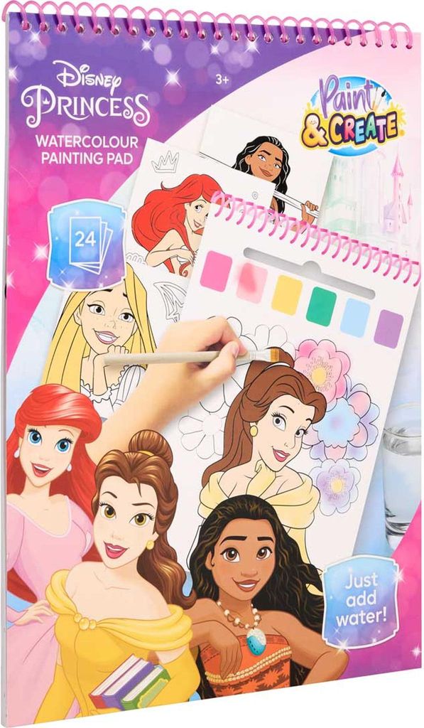 Canenco Disney Princess - Wasserfarben-Malbuch