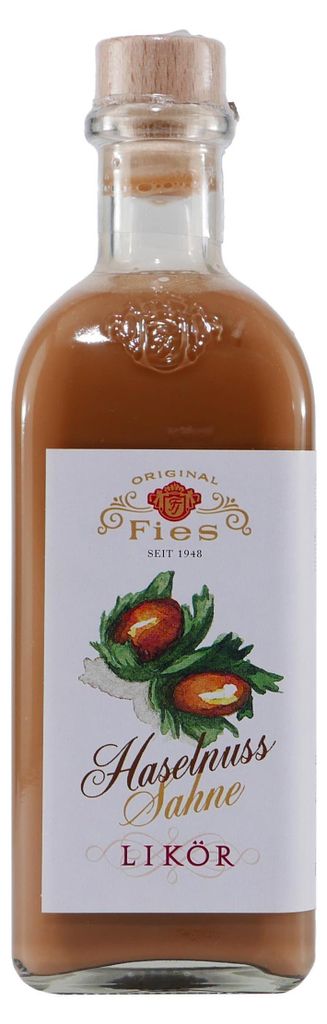 Fies Haselnuss-Sahne Likör Produktbild 
