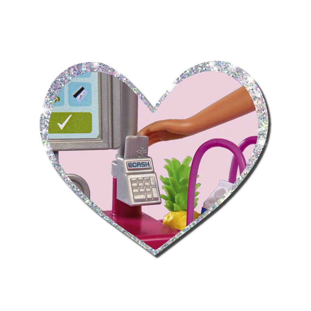 Poupée Simba Steffi Love Supermarché avec Chariot Rempli d'Accessoires - 7