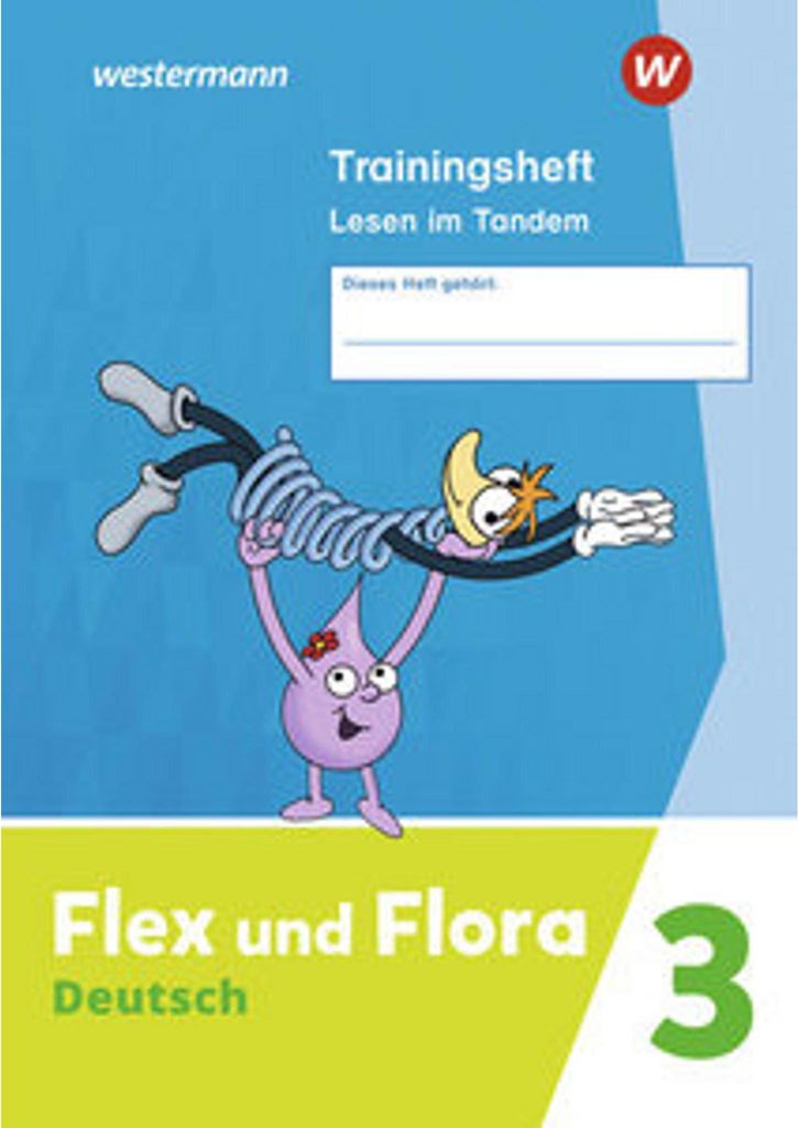 Flex und Flora 3. Trainingsheft Lesen im Tandem Immagine del prodotto 