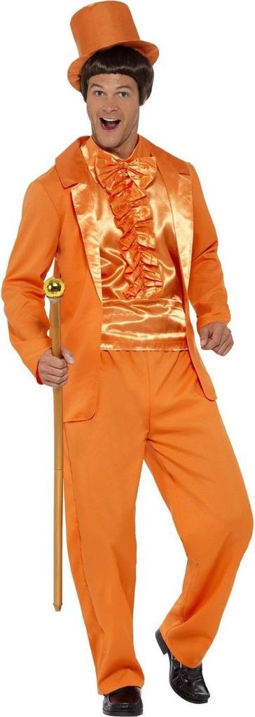Smiffys - "90s Stupid" Kostüm Set für Herren SM2083 (XL Regulär) (Orange)