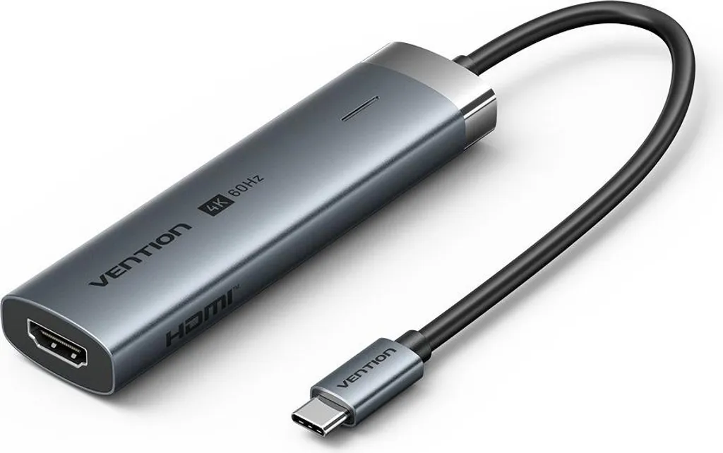 Hub USB-C 4K 60Hz haute vitesse Vention avec transfert 5 Gbit/s
