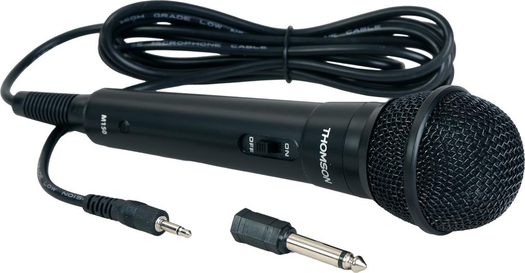 THOMSON 00131596 THOMSON M150 Gesangsmikrofon schwarz Zdjęcie produktu 