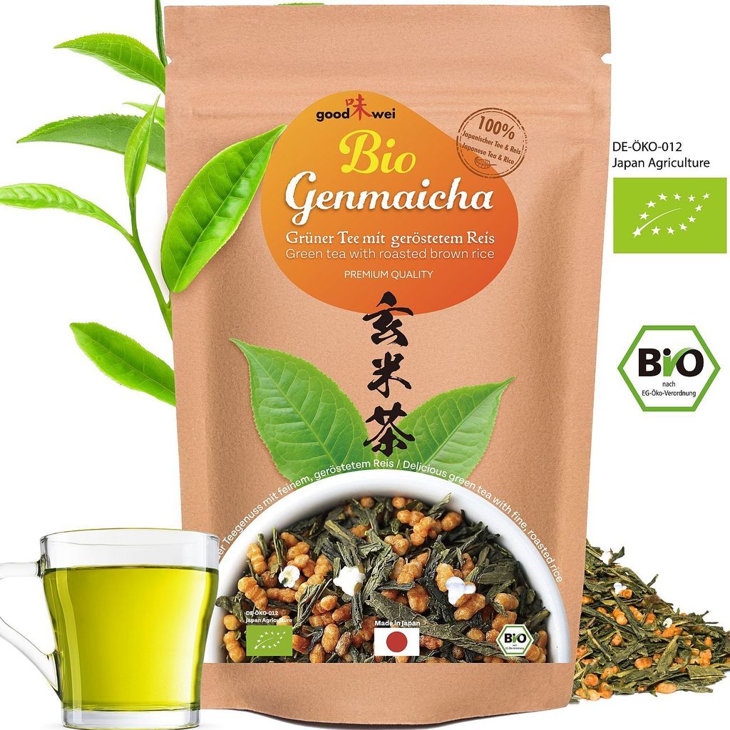 Genmaicha japonský zelený čaj s ryžou, 500g - 100% Obrázok produktu 