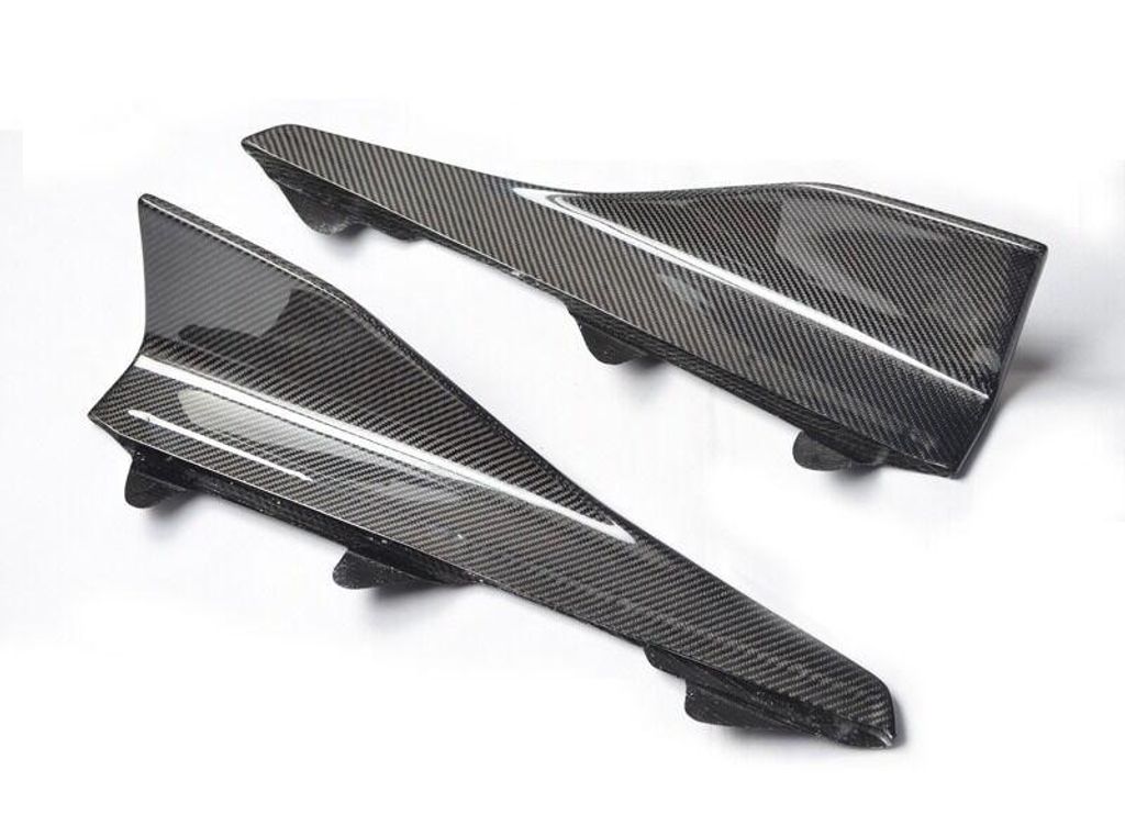 Carbon Seitenschweller Flaps Spoiler Side Skirts passend für BMW M2 F87