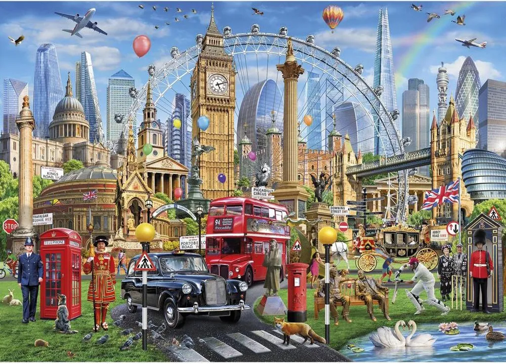 Gibsons Puzzle London Calling 1000 pièces - Casse-tête Illustré Londres