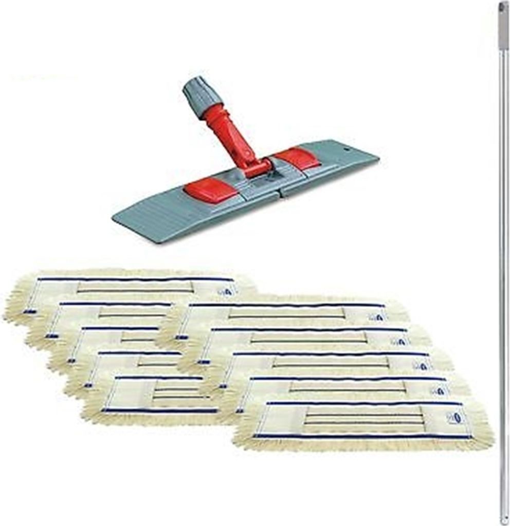 Set mit 10 Wischmopp "Premium" 60 cm Baumwolle Produktbild 