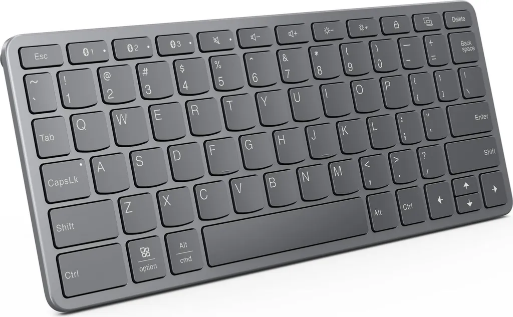Clavier sans fil Lenovo ZG38C05816 Gris - Combo Bluetooth et Filaire