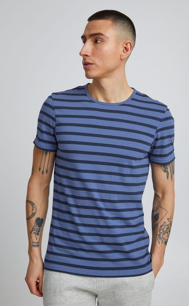 BLEND BHAbell - 20714726ME Herren T-Shirt Longshirt Basic
