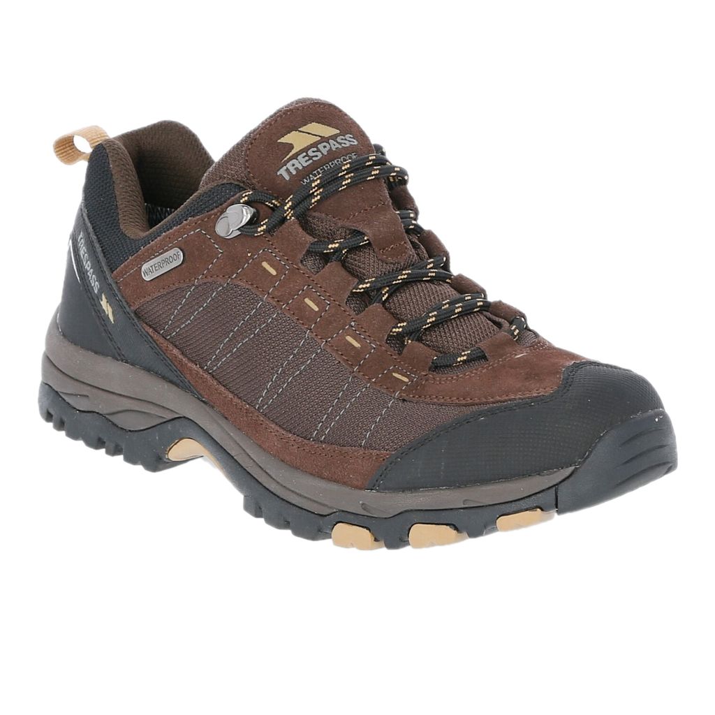 Trespass Herren Sneaker / Turnschuhe Scarp, wasserfest TP279 (40 EU) (Dunkelbraun)