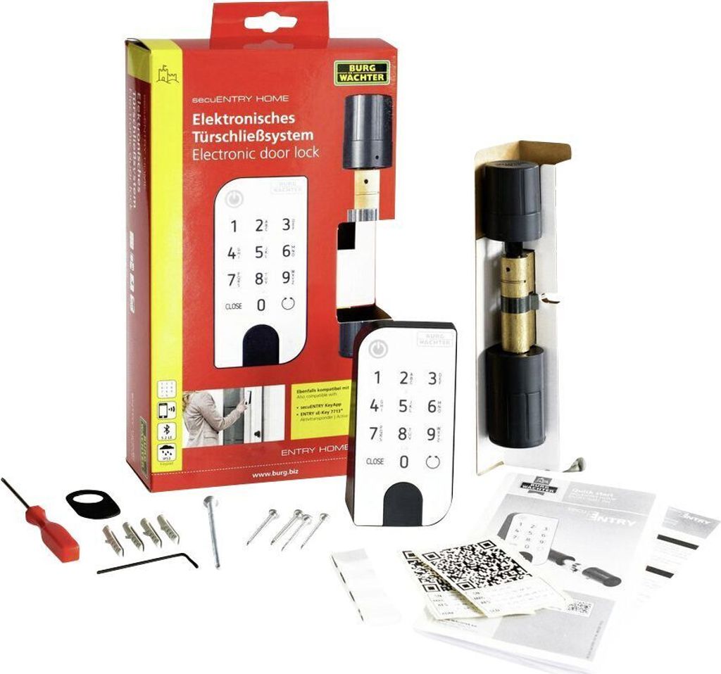 Burg-Wächter Set: Türzylinder + Tastatur ENTRY Home 5001 Produktbild 5
