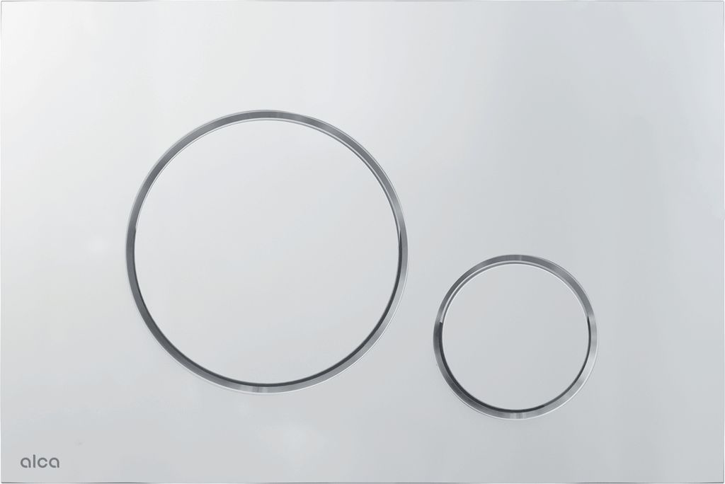 Alcadrain WC - Betätigungsplatte M672 Chrom-Matt