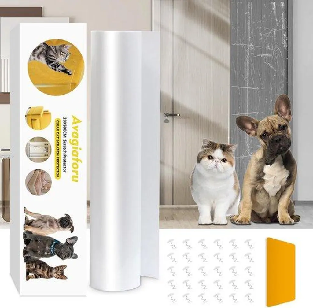 Protection de surface transparente 5m pour meubles et murs lisses