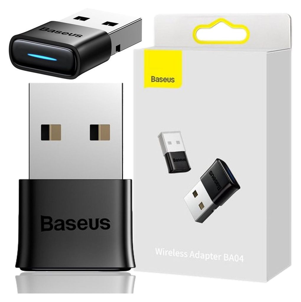 Baseus ZJBA000001, Bezprzewodowy, USB, Bluetooth, Czarny Zdjęcie produktu 