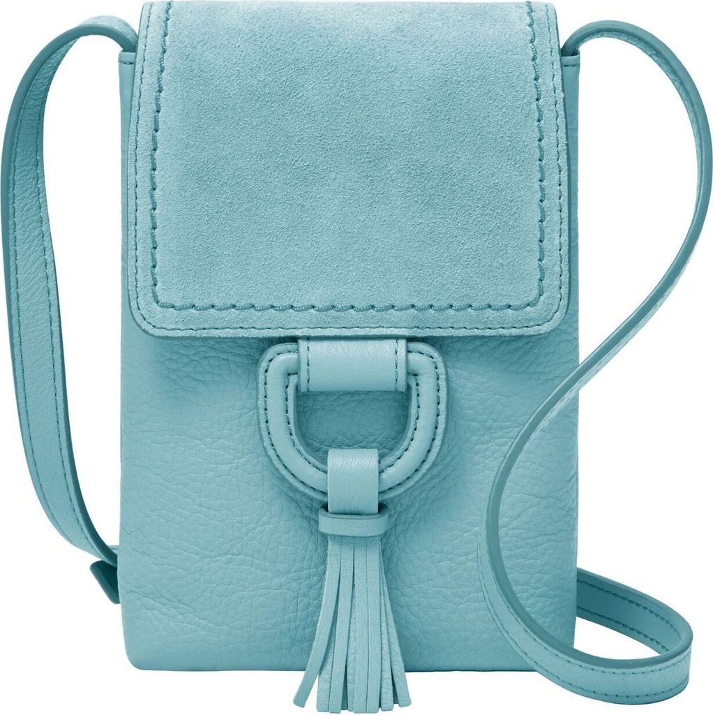FOSSIL Handytasche Umhängetasche Bobbie Phone Crossbody Blue blau
