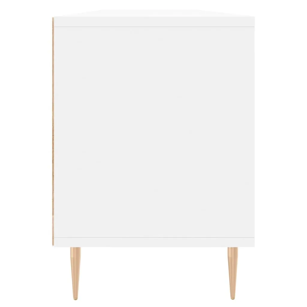 Mobile Porta TV in Legno Bianco 150 cm | Stabilità e Stile per Casa - 7