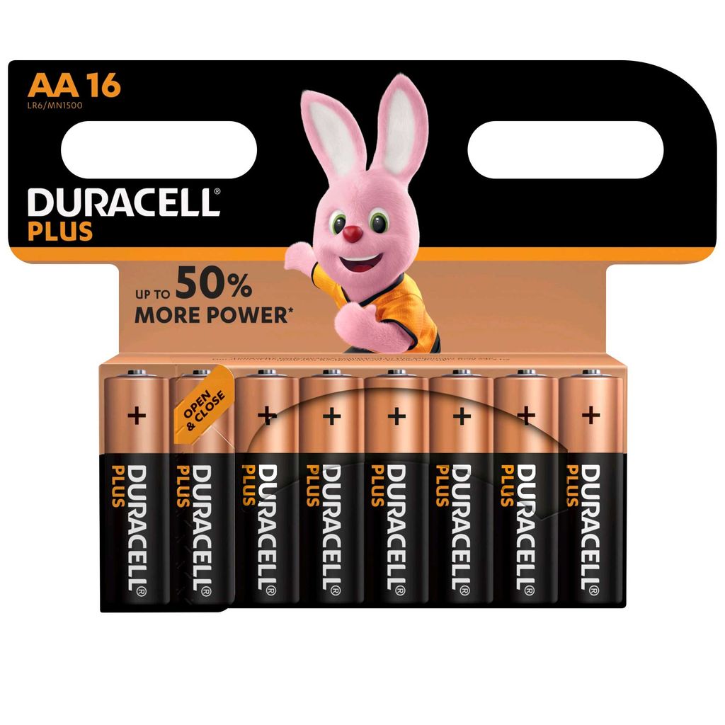 Duracell Plus Power, Einwegbatterie, AA, Alkali, 1,5 V, 16 Produktbild 
