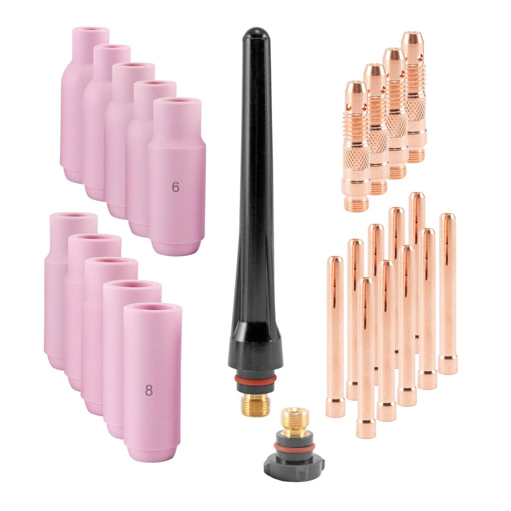 STAHLWERK Verschleißteile Set WIG TIG 26 Teile Produktbild 1
