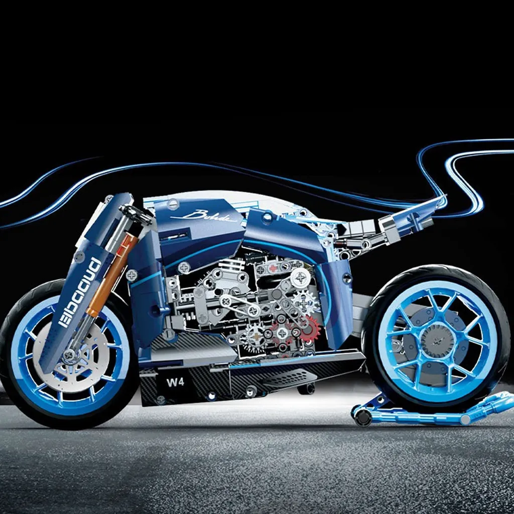 Idée Cadeau Voiture de Sport à Monter pour Passionné de Modélisme MOC