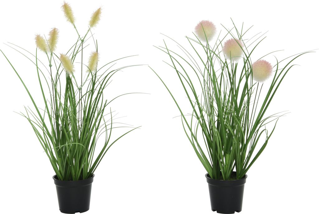 Dekopflanze Gras im Topf DEKO