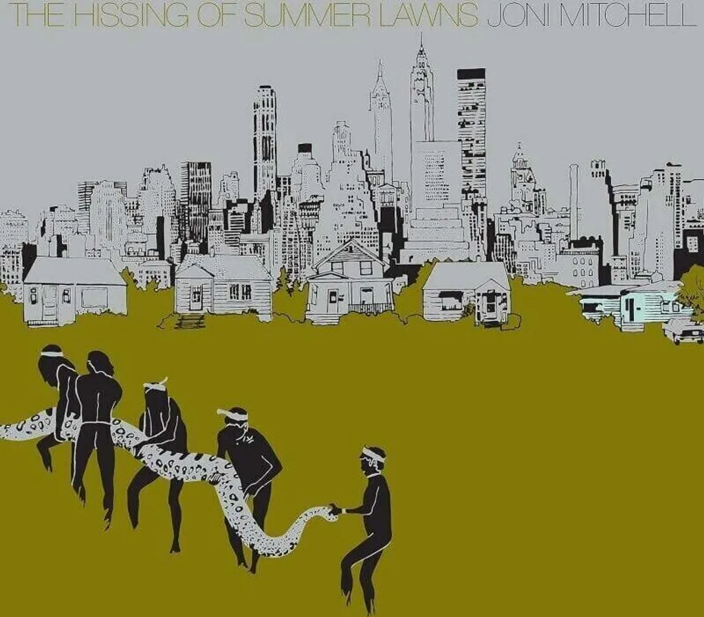 Disque Vinyle Joni Mitchell Album The Hissing Of Summer Lawns Coloré