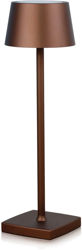 Lampe de table rechargeable Nabo 5540 marron - Luminaire LED sans fil