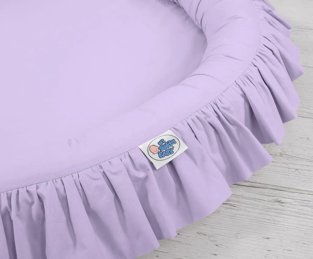Aire de jeux suspendue violette My Sweet Baby avec volants et anneau - 4