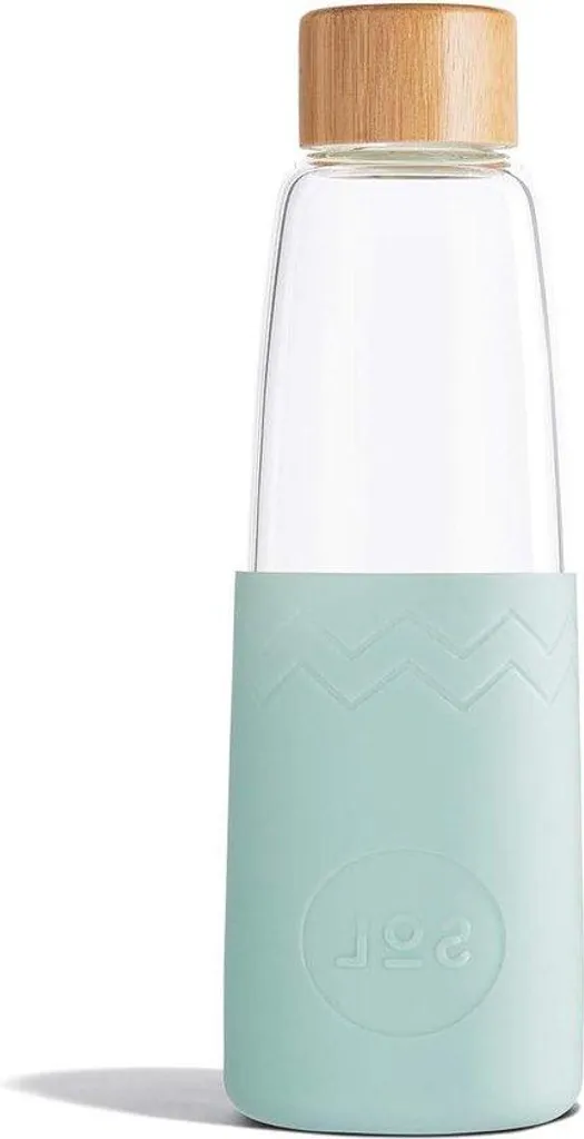 Gourde souple de voyage 850 ml bleue rechargeable et ultra légère