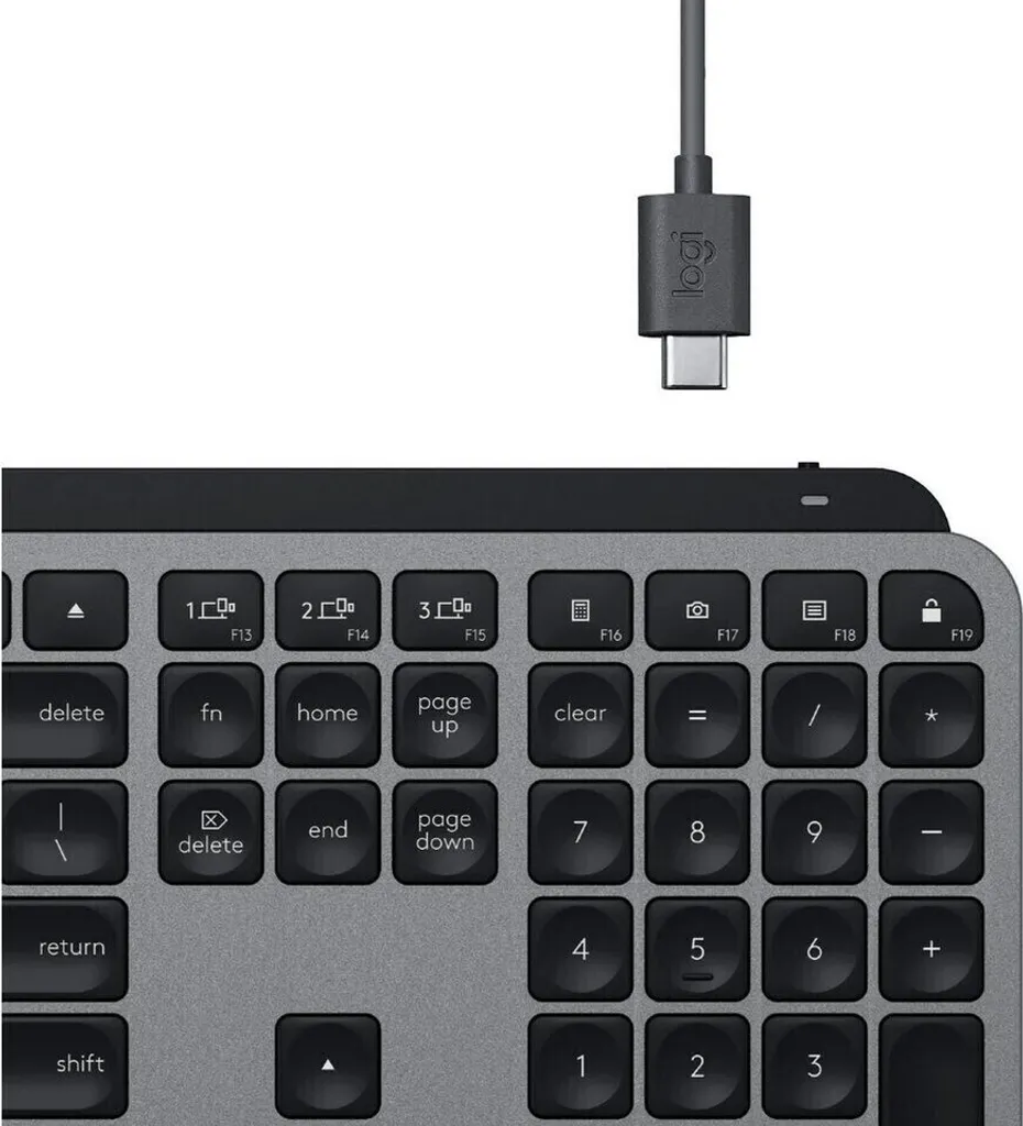 Logitech MX Keys pour Mac clavier sans fil gris sidéral haute précision - 11