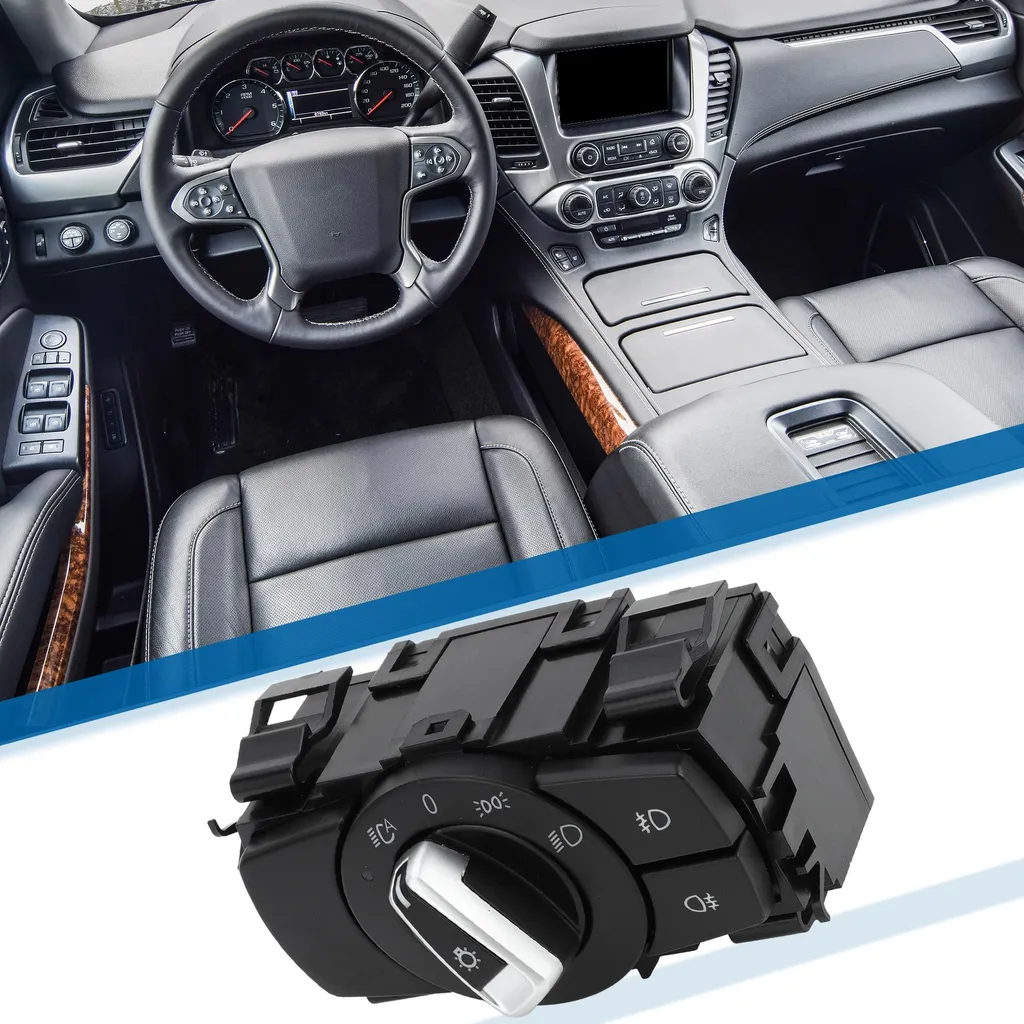 Commutateur de Phare Noir en Plastique ABS pour BMW 325i 335i 2010