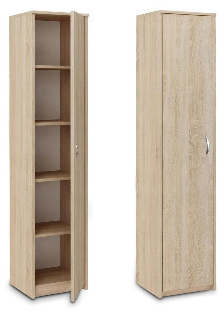 Bücherregal Kleiderschrank Regal 40 cm breit Schrank Produktbild 