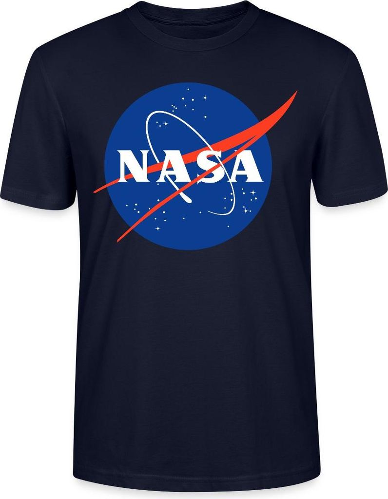 Spreadshirt NASA Classic Logo Uni Bio T-Shirt, XXL, Navy