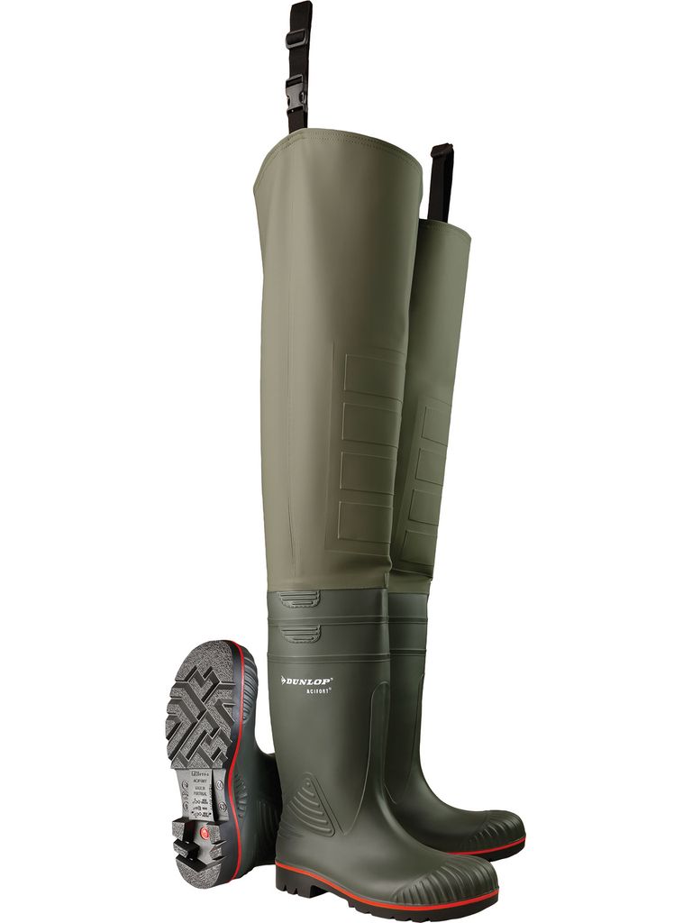 Dunlop Stiefel Acifort Watstiefel grün Gr. 40