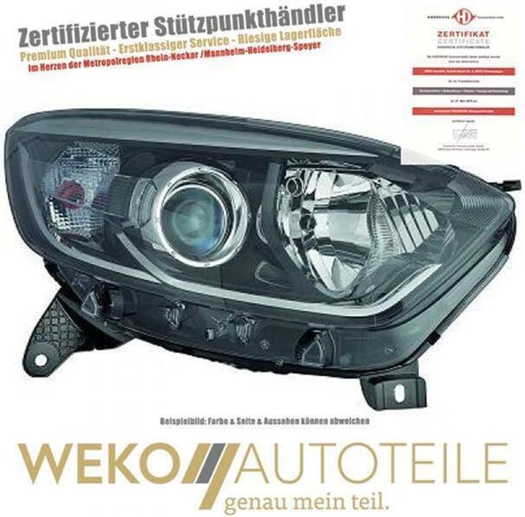 Scheinwerfer links DIEDERICHS 4406983 für RENAULT
