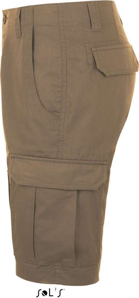 SOL'S Herren Bermuda Shorts Stretch Chino Slim Fit Kurze Hose, Größe:40, Farbe:Chestnut
