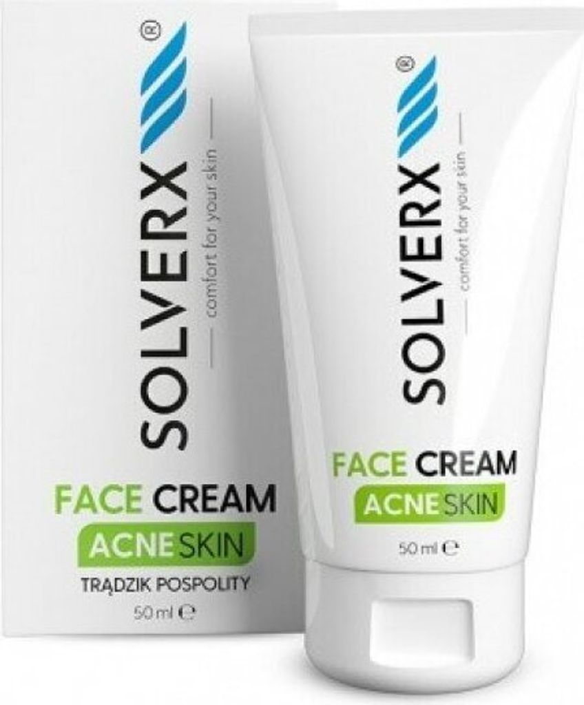 SOLVERX Akne Haut Gesichtscreme 50ml Produktbild 