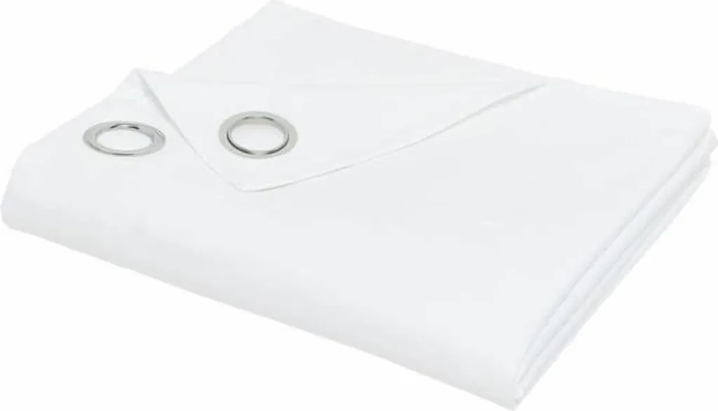 Rideau thermique blanc 140x240 anti-froid avec œillets TODAY