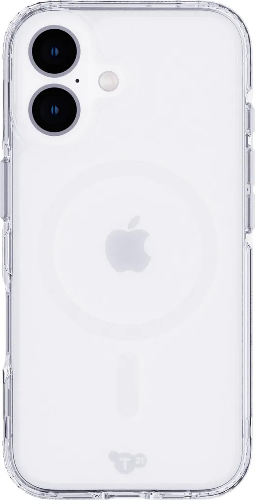 Tech21 EvoClear Coque iPhone 16 MagSafe pour Chargeur et Support Voiture