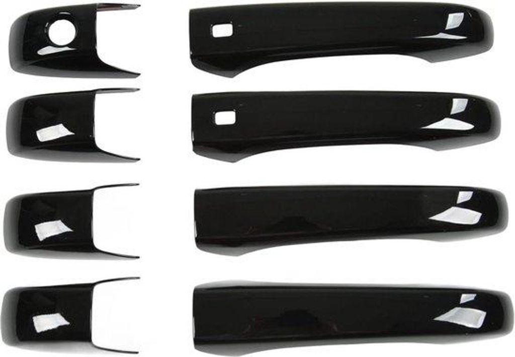 Glanzende schwarze Außentürgriffe für Jeep Grand Cherokee 2011-2022