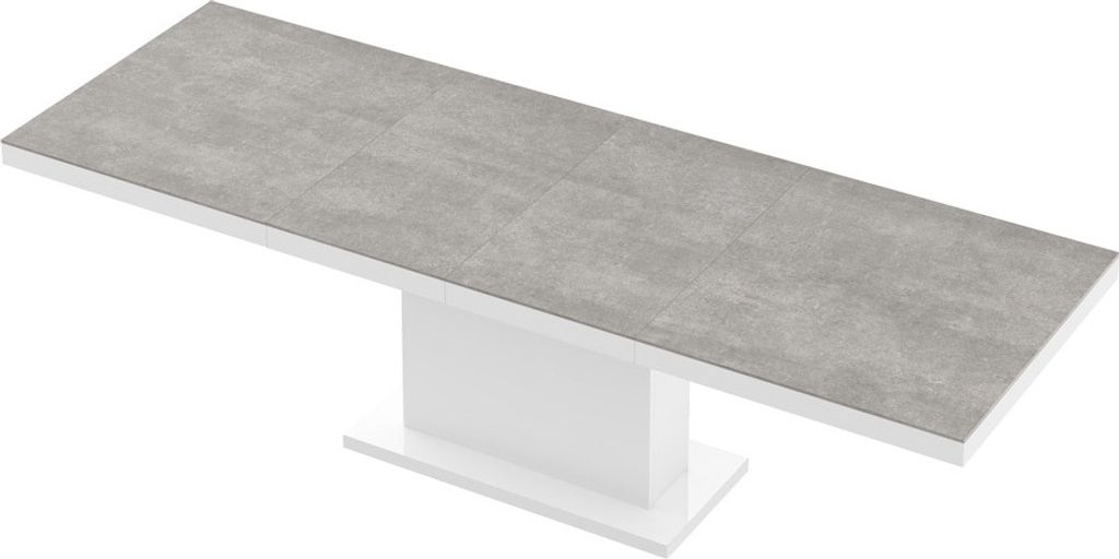 Design Esstisch Tisch HME-111 Hochglanz ausziehbar 160 bis 256 cm